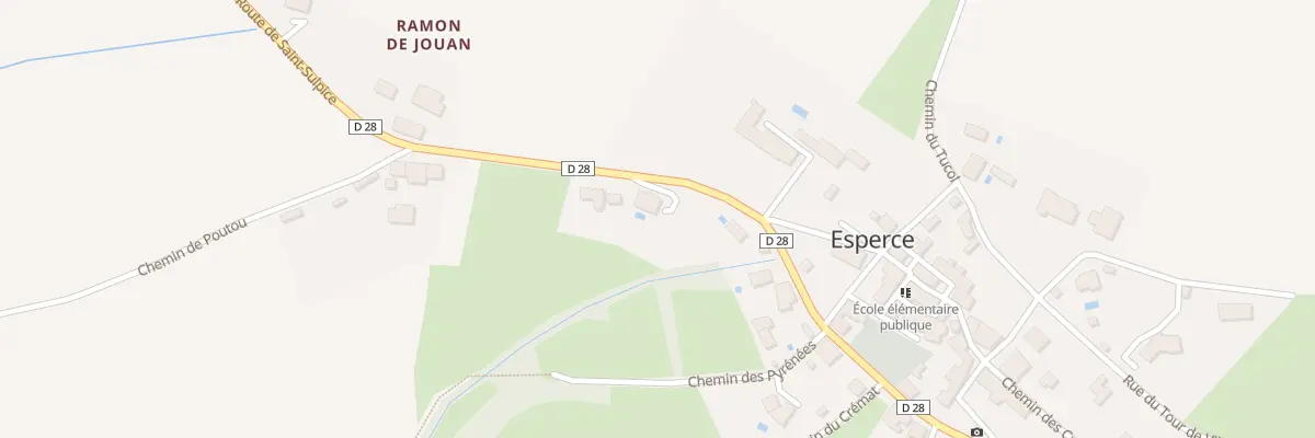 Plan du 5002F Le Cremat à Esperce