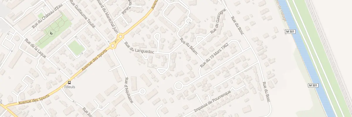 Plan du 12 Sq des Pyrénées à Fenouillet
