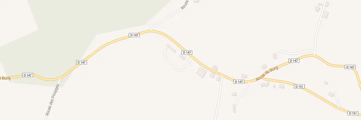 Plan du 1322 Rte de Burg à Yssandon