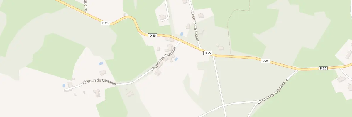 Plan du 5290F Castanie à Peyrilles