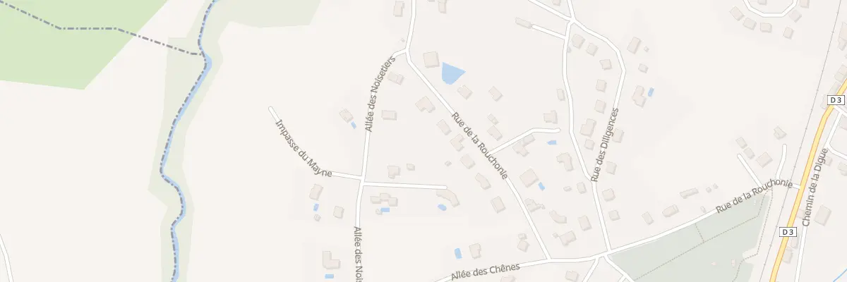 Plan du 7348 Rue De La Rouchonie à Objat
