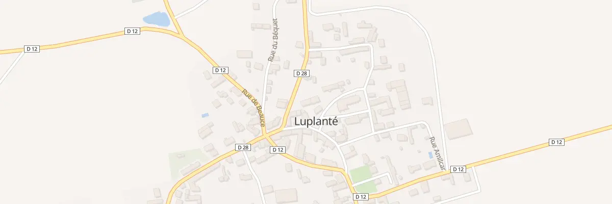 Plan du 6 Pl de l’Eglise à Luplanté