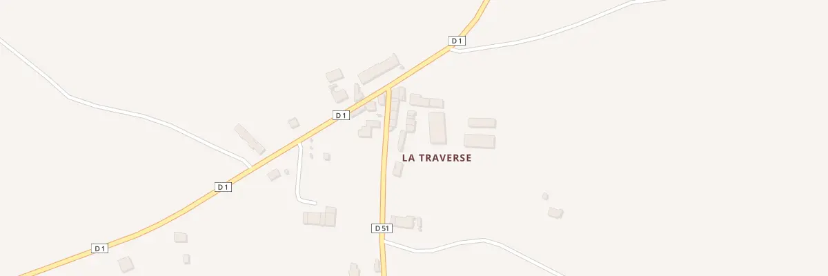 Plan du 23 La Traverse à Fromental