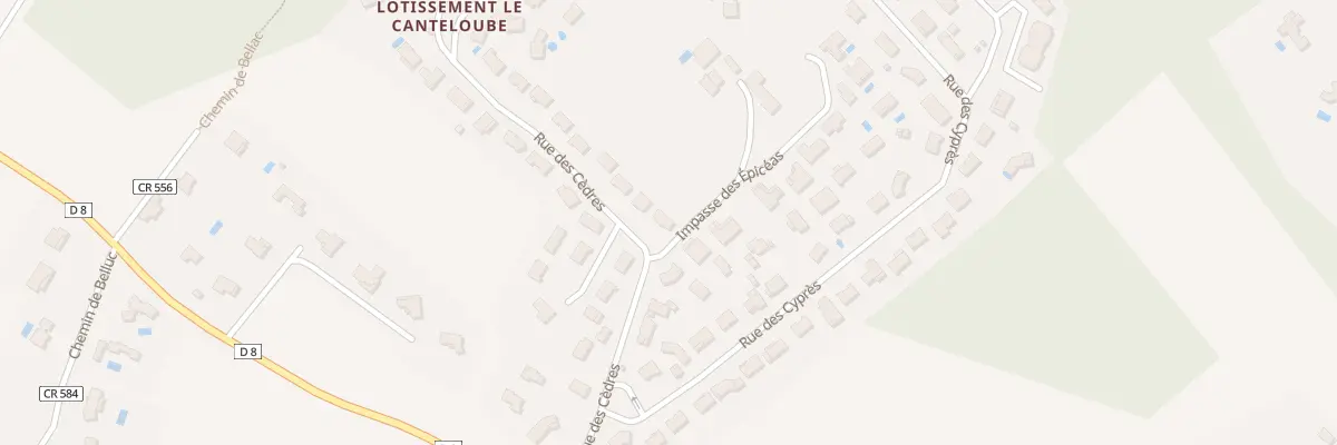 Plan du 45 Rue des Cèdres à Montauban