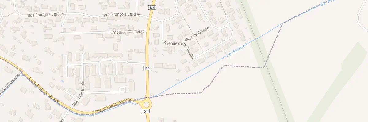 Plan du 15 Av de la Cepette à Pins-Justaret