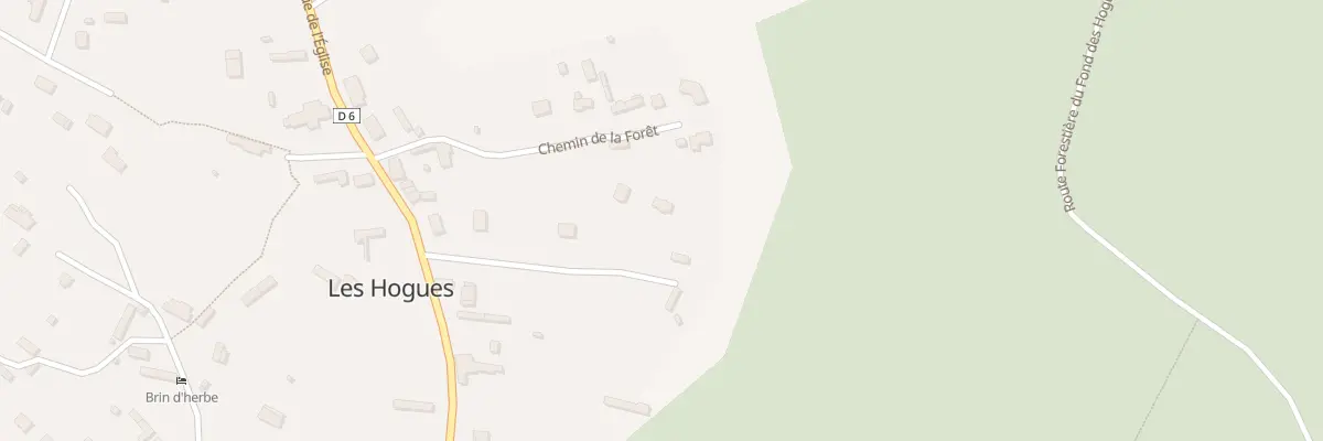 Plan du 8 Che de la Foret aux Hogues