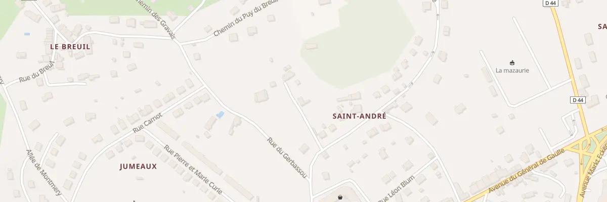 Plan du 3 Rue Saint Andre à Ambazac