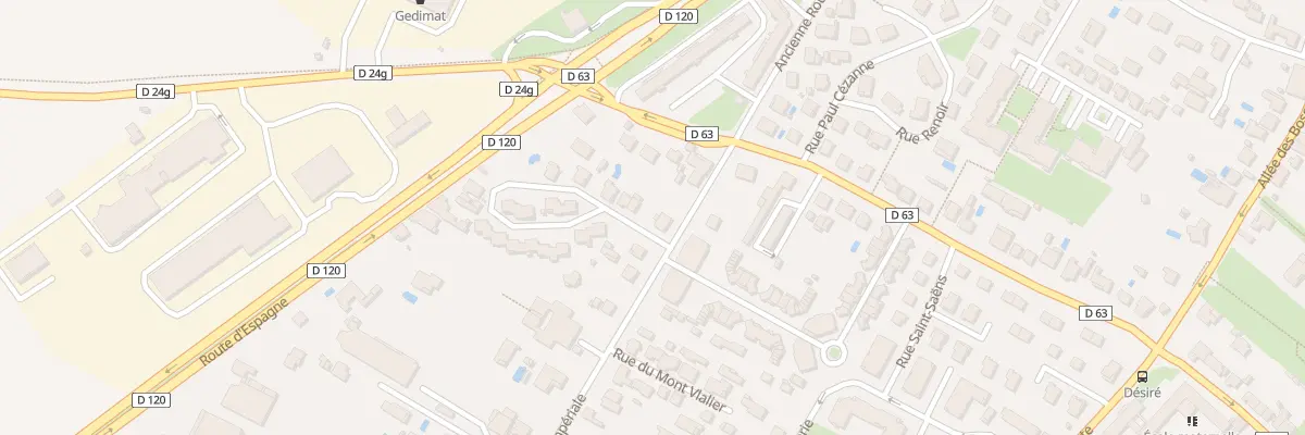 Plan du 127 Art Ancienne Route Imperiale à Portet-sur-Garonne