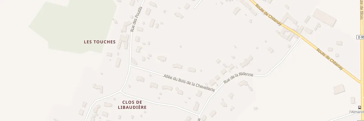 Plan du 3 All du Bois de la Chevellerie à Cormeray