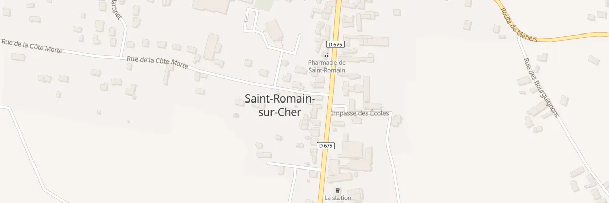 Plan du 1 Chem de la Côte Morte à Saint-Romain-sur-Cher