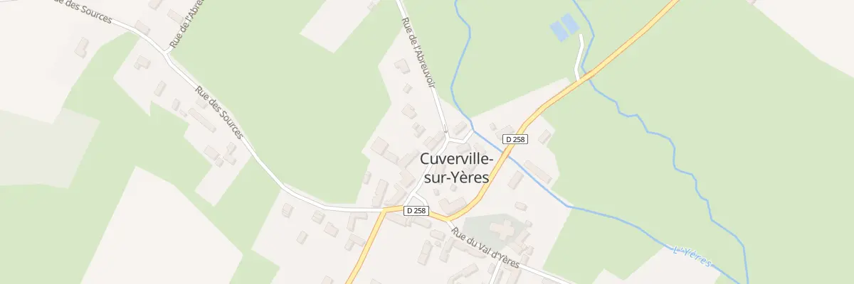 Plan du 1 Rue de l’Abreuvoir à Cuverville-sur-Yères