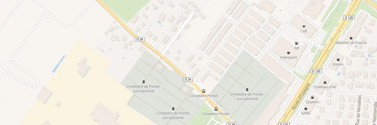 Plan du 8 Av de la Gare à Portet-sur-Garonne