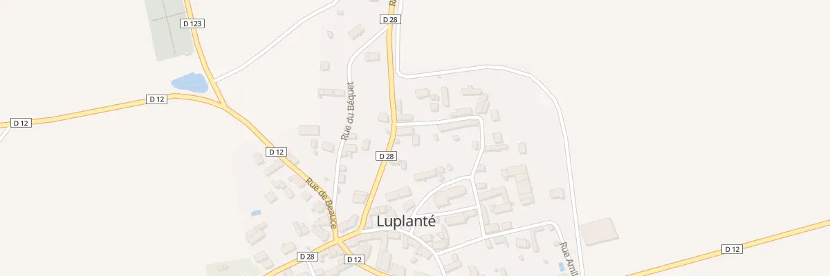Plan du 2 Rue de l’Europe à Luplanté