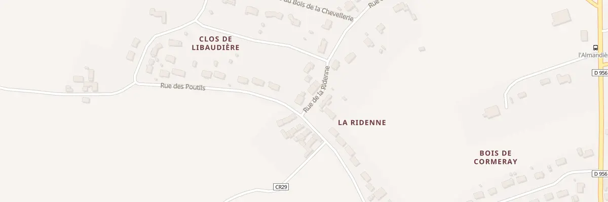 Plan du 26 Rue de la Ridenne à Cormeray