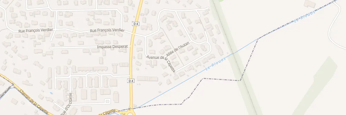 Plan du 8 Av de la Cepette à Pins-Justaret