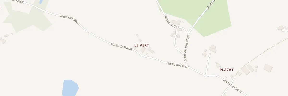 Plan du 5137 Le Vert à Montgibaud
