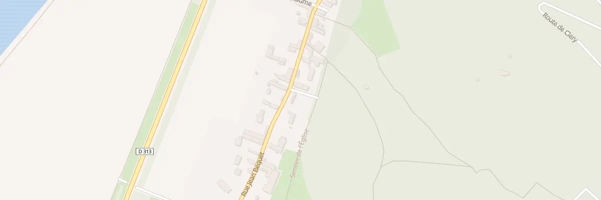 Plan du 33 Rue Jean Bequet à Vézillon