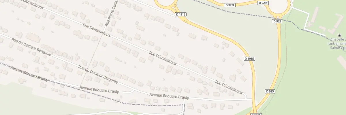 Plan du 24 Rue Déménitroux à Eu