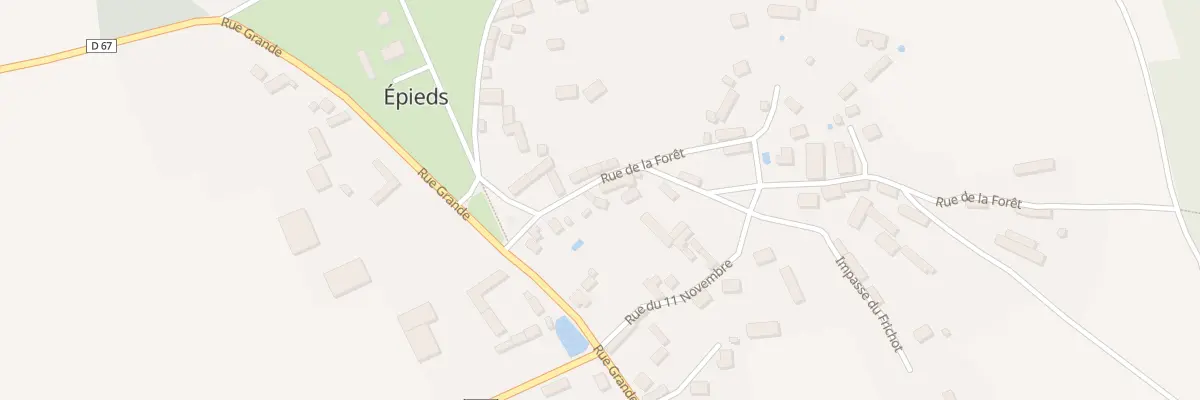 Plan du 4A Rue de la Foret à Épieds