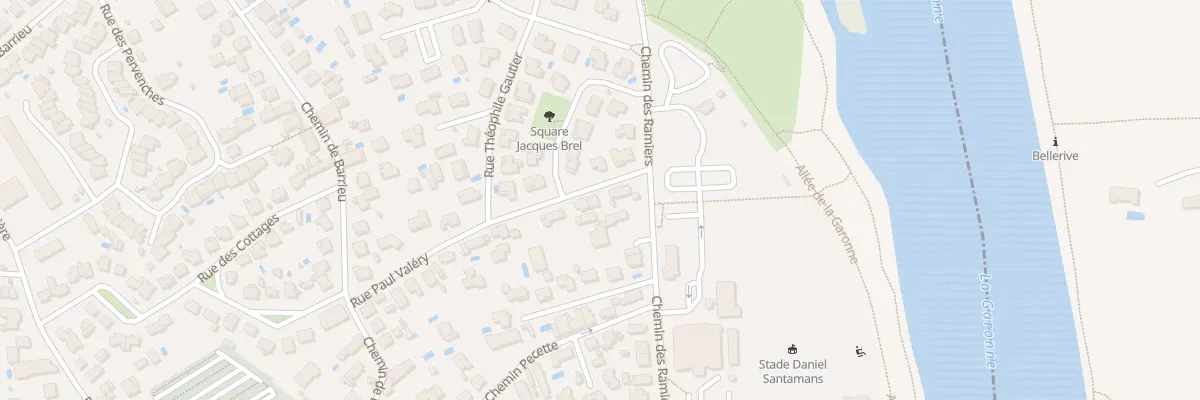 Plan du 3 Rue Paul Valéry à Blagnac