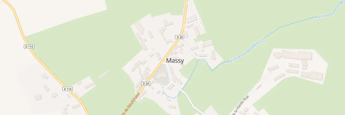 Plan du 12 Rte de Neufchatel à Massy