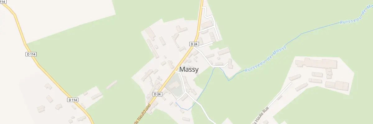 Plan du 6 Le Bourg à Massy