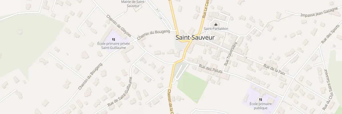 Plan du 8 Che de Gleyzes à Saint-Sauveur