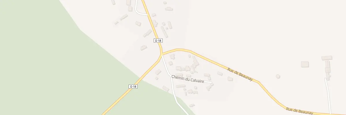 Plan du 1 Che du Calvaire aux Hogues