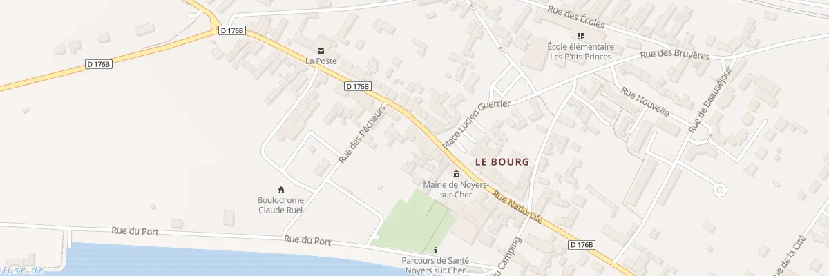 Plan du 32 Rue Nationale à Noyers-sur-Cher