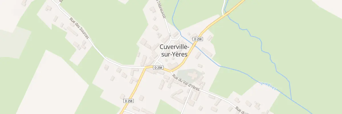 Plan du 2 Rue de l’Abreuvoir à Cuverville-sur-Yères