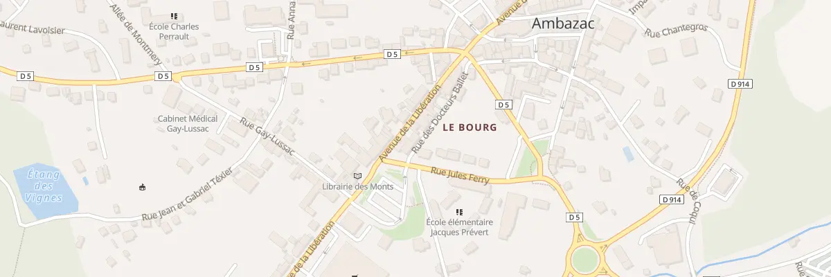 Plan du 12 Rue des Doc Ballet à Ambazac