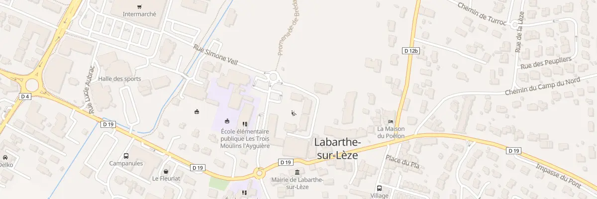 Plan du 1 All du Petit Bois à Labarthe-sur-Lèze