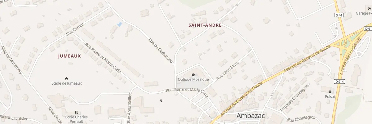 Plan du 6 Rue Saint Andre à Ambazac