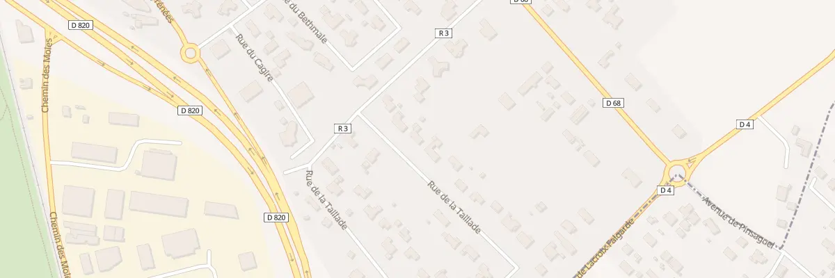 Plan du 38 Rue de la Taillade à Pinsaguel