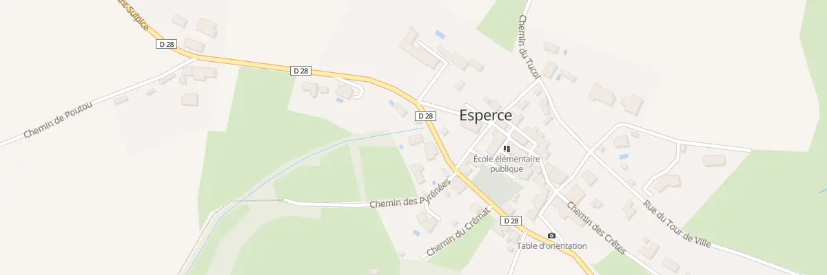 Plan du 5003F Le Cremat à Esperce