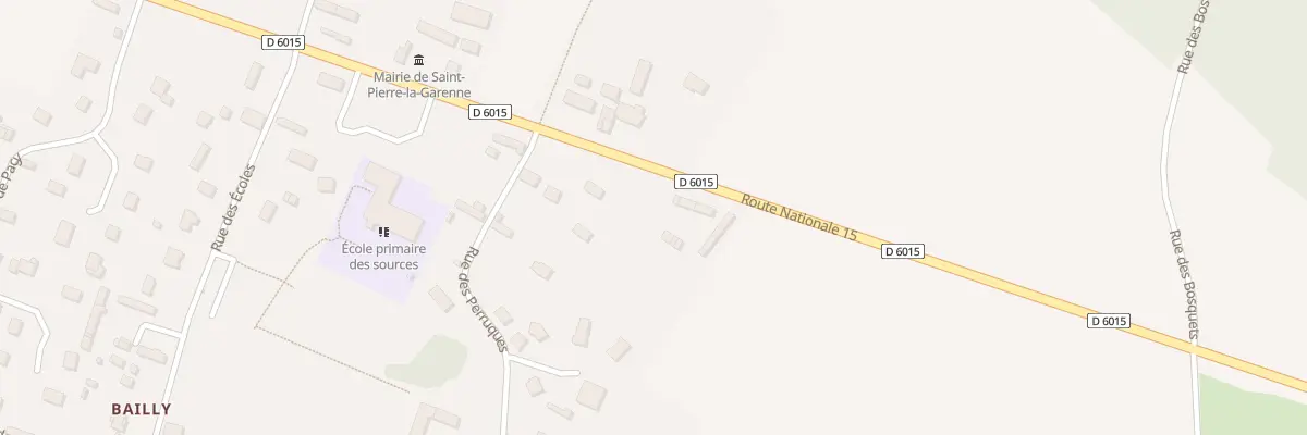 Plan du 49A Rte Departementale 6015 à Saint-Pierre-la-Garenne