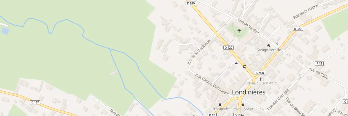 Plan du 25 Rue de la Boullerie à Londinières
