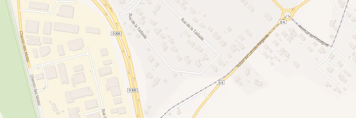 Plan du 15 Rue de la Taillade à Pinsaguel