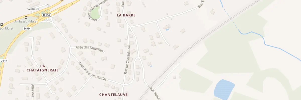 Plan du 47 Rue de la Barre à Ambazac