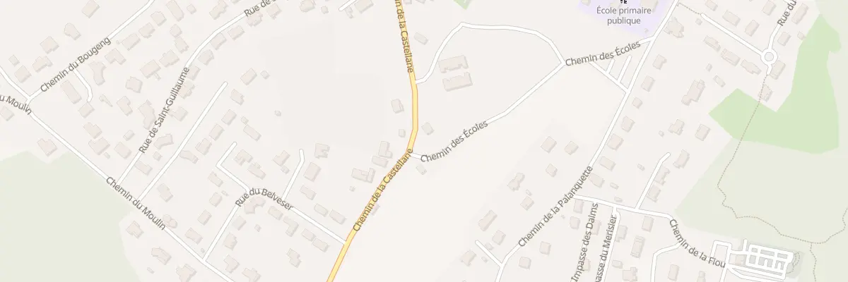 Plan du 275 Che la CASTELLANE à Saint-Sauveur