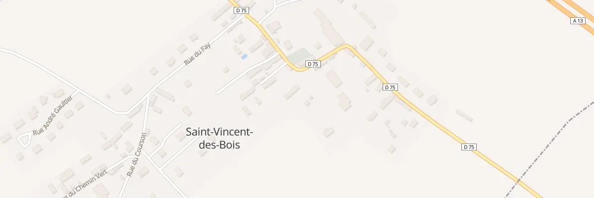 Plan du 12 Rue du Champ Dupui à Saint-Vincent-des-Bois
