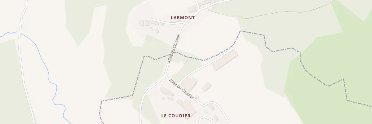 Plan du 420 All du Coudier à Ambazac