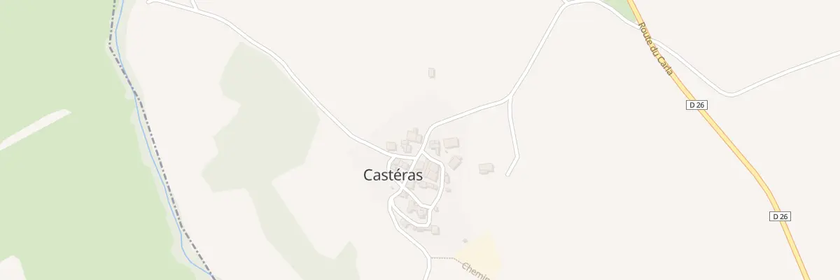 Plan du 8 Village à Castéras