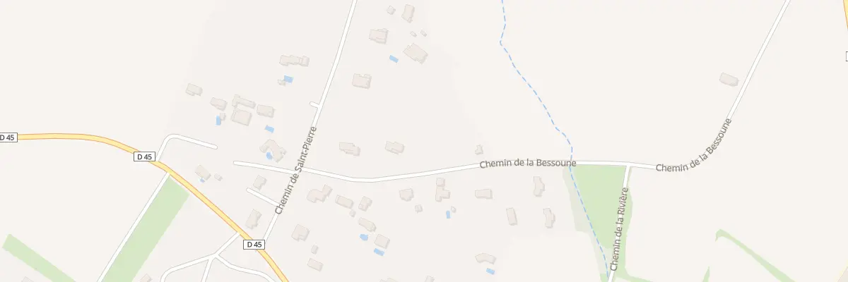 Plan du 133 Che de la Bessoune à Villeneuve-lès-Bouloc