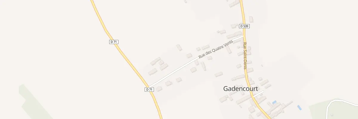 Plan du 9 Rue des 4 Vents à Gadencourt