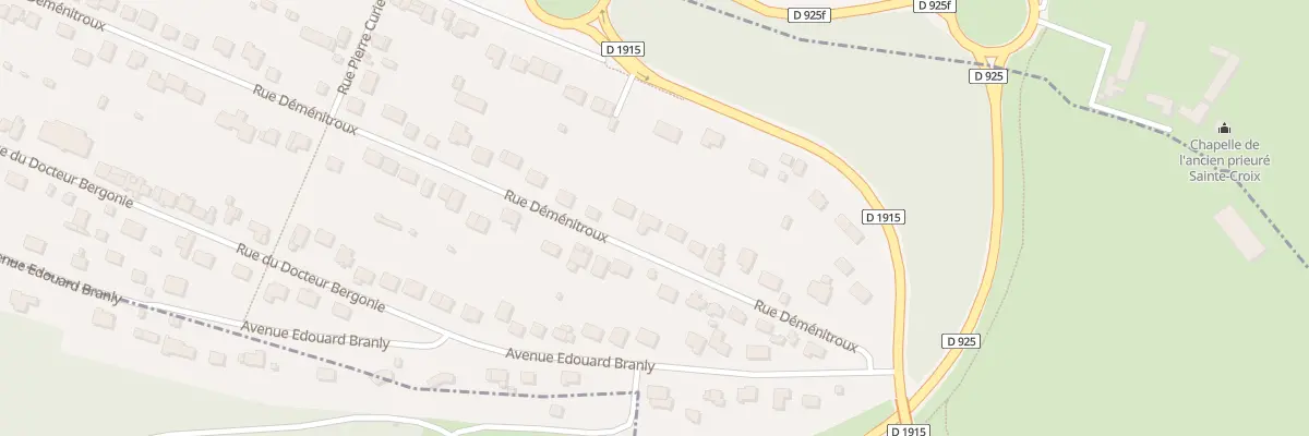 Plan du 20 Rue Déménitroux à Eu