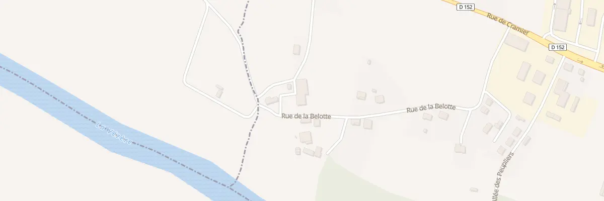 Plan du 480 Rue de la Belotte à Mansac