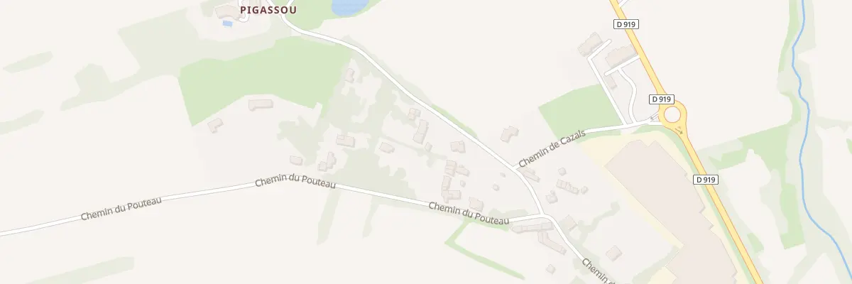 Plan du 3B Che de la Fontaine de Pigassou au Fossat