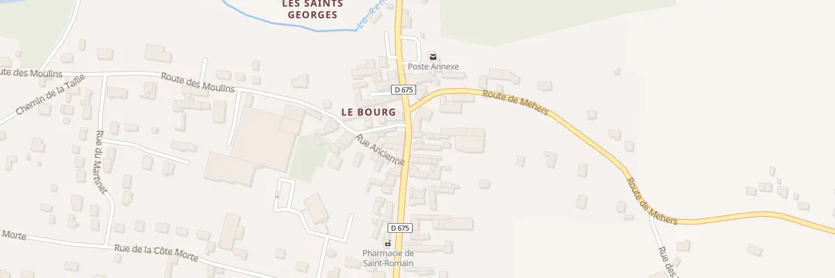 Plan du 12 Rue Principale à Saint-Romain-sur-Cher