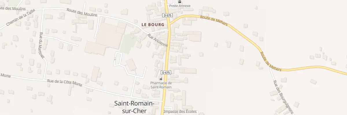 Plan du 26 Rue Principale à Saint-Romain-sur-Cher